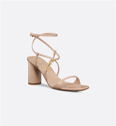 c'est dior heeled sandal|C'est Dior Heeled Sandal Nude Calfskin .